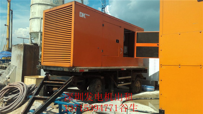 珠海低噪音拖车型柴油发电机组
